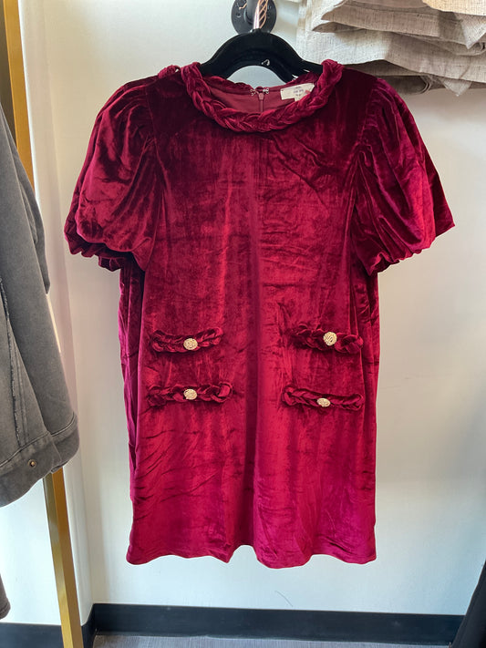 Red Velvet Dress