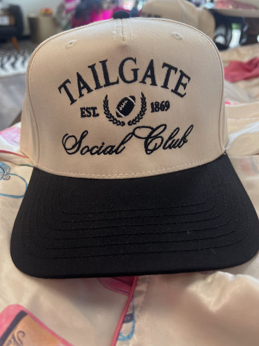Tailgate Social Club Trucker Hat (black)