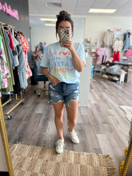 Overstimulated Moms Club Tee